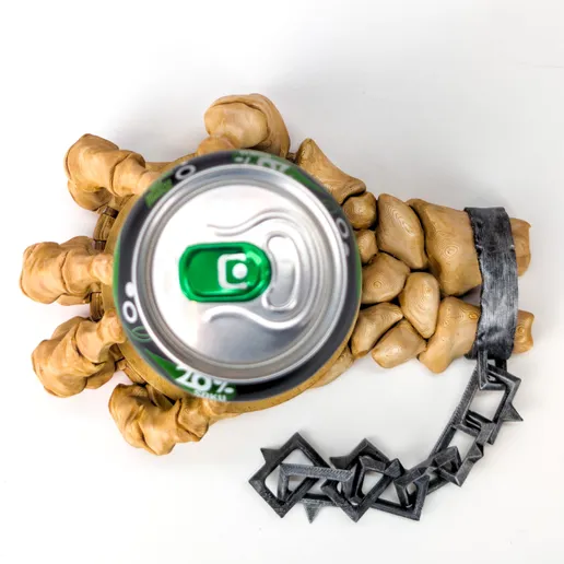 Skeleton Hand: Halloween Self-Adjusting Coaster